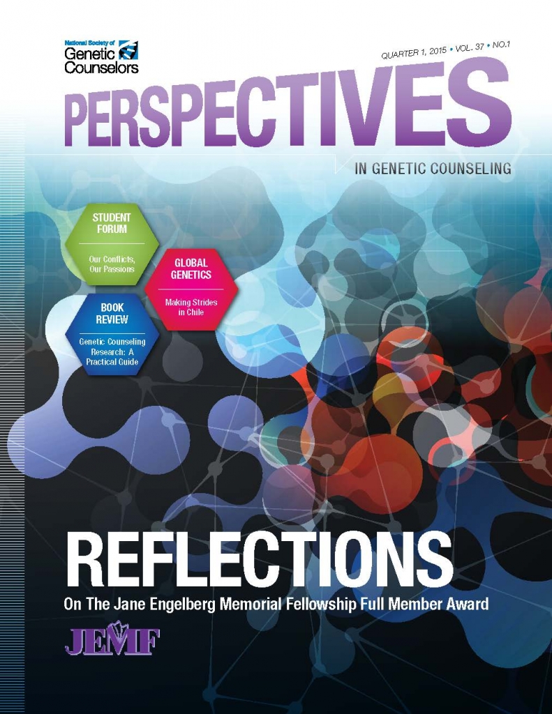 Quarter 1 2015 Perspectives in Genetic Counseling